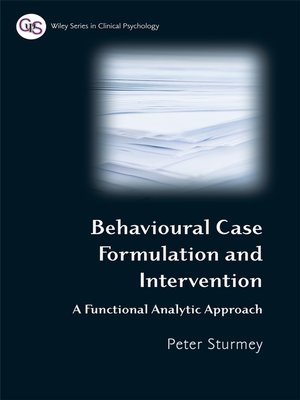 cover image of Behavioral Case Formulation and Intervention